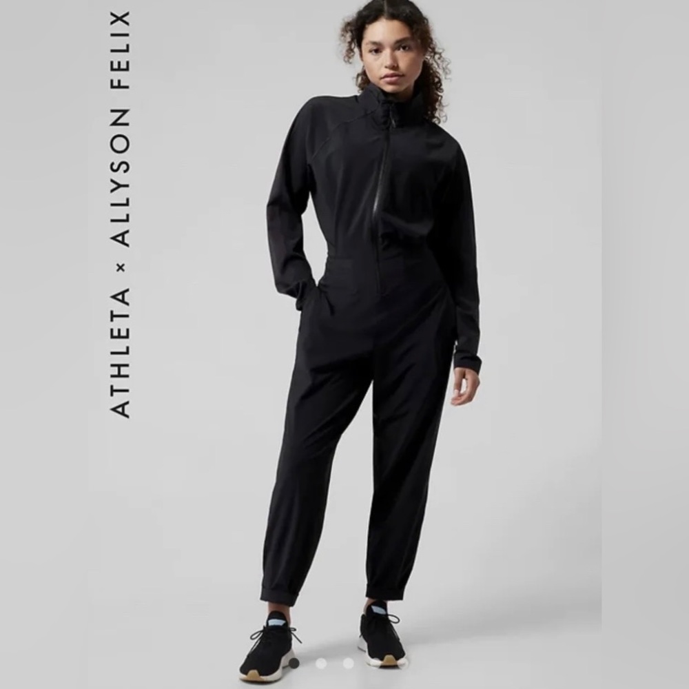 ATHLETA Allyson Felix Legend Jumpsuit Black Size XS